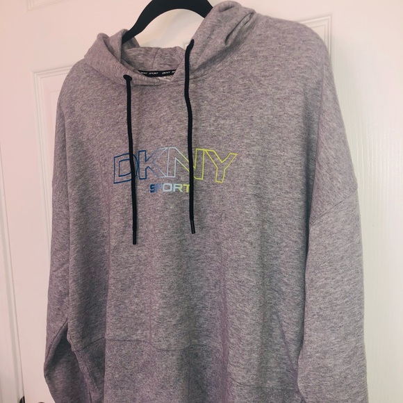 DKNY Sport cropped hoodie (L) - Picture 2 of 6